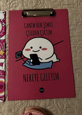 Pembe Baskılı Kız Aksesuar Seti - Görsel 2