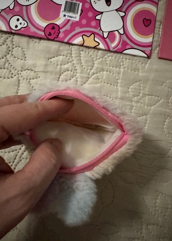 Pembe Baskılı Kız Aksesuar Seti - Görsel 7