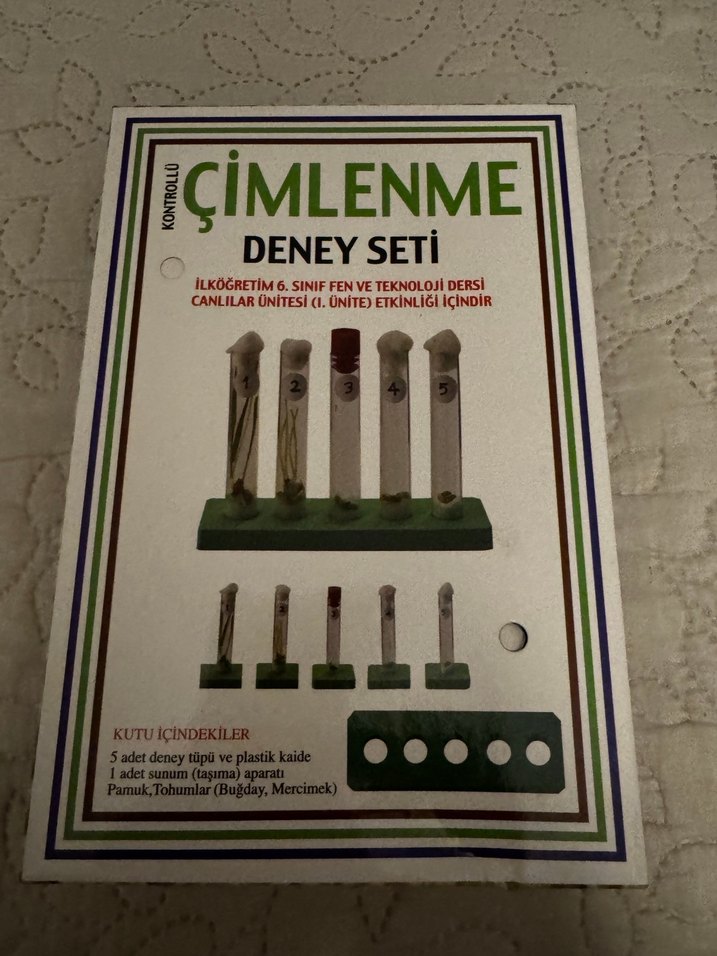 Çimlenme Deney Seti - İlköğretim 6. Sınıf - Görsel 2