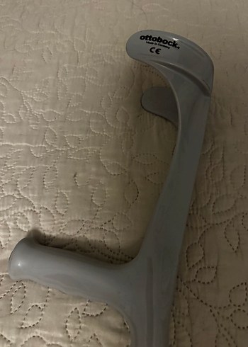 Gri Ayarlanabilir Destekli Kol Bastonu Çifti - Görsel 5