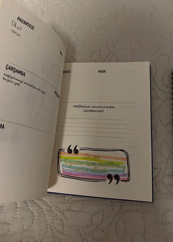 Siyah Spiralli Defter & Ceyda Düvenci Ajanda - Görsel 3