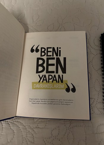 Siyah Spiralli Defter & Ceyda Düvenci Ajanda - Görsel 4