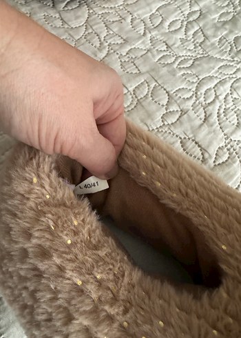 Kız Çocuk Örgü Sıcak Ev Terliği - Görsel 10