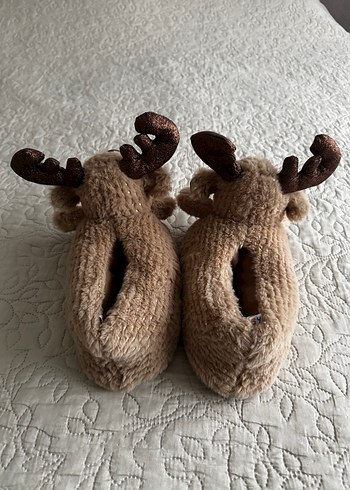 Kız Çocuk Örgü Sıcak Ev Terliği - Görsel 6