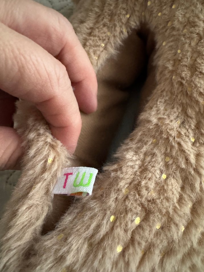 Kız Çocuk Örgü Sıcak Ev Terliği - Görsel 4