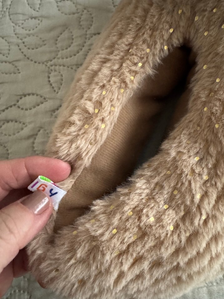 Kız Çocuk Örgü Sıcak Ev Terliği - Görsel 5