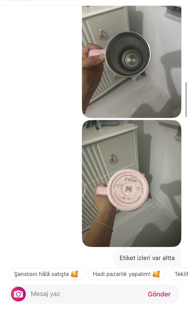 Stanley Quencher Pipetli Termos 1,18 L Açık Pembe - Görsel 5