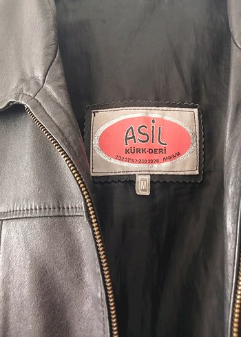 Siyah Deri Kadın Biker Ceket - Görsel 2