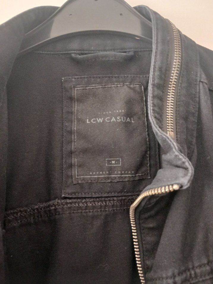 Siyah Düğmeli Denim Ceket - Görsel 5