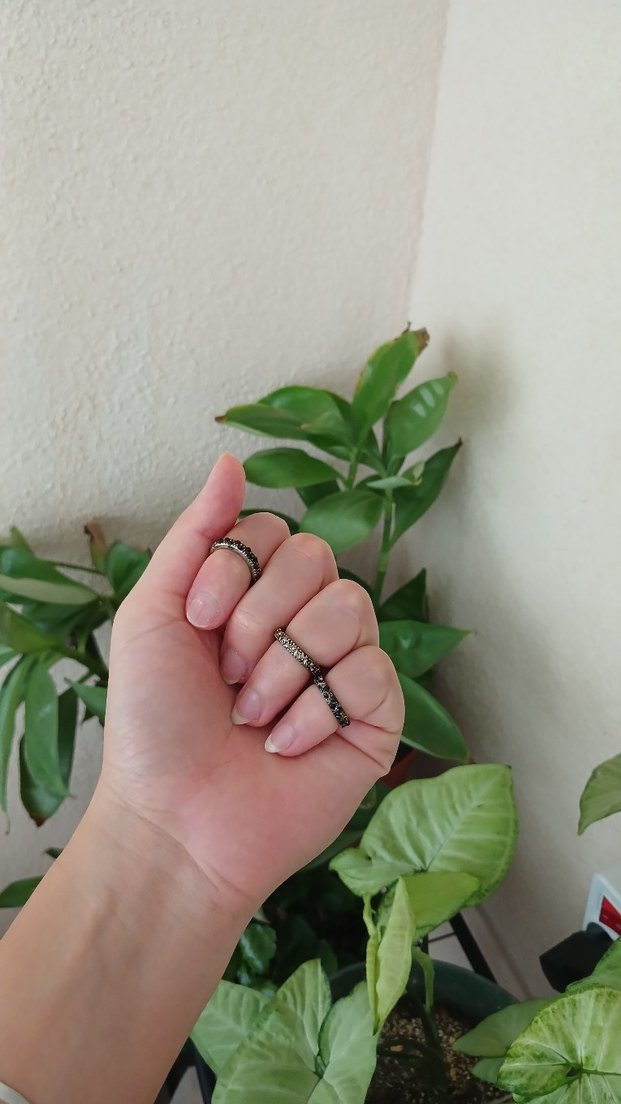 Yılan Desenli Boncuklu Bohem Kadın Yüzük - Görsel 2