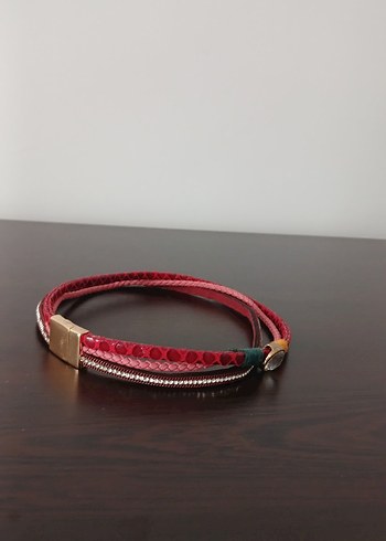 Renkli Yılan Desenli Boncuklu Kadın Bileklik - Görsel 3