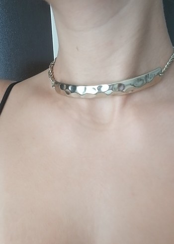 Parlak Altın Zincir Detaylı Midi Kolye - Görsel 2