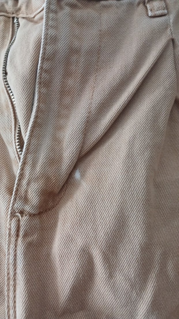 Bej Rahat Kesim Midi Kumaş Pantolon - Görsel 5