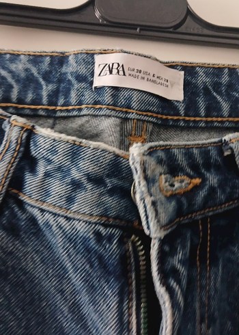 Kadın Mavi Denim Midi Boy Regular Fit Jean - Görsel 6