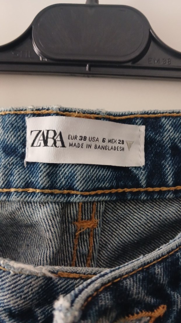 Kadın Mavi Denim Midi Boy Regular Fit Jean - Görsel 5