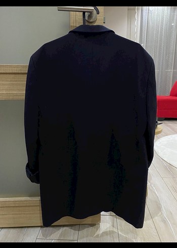 l Beden Erkek Koyu Mavi Düğmeli Takım Ceket