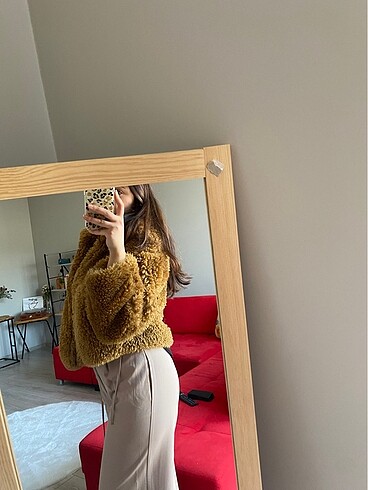 s Beden Bershka peluş ceket