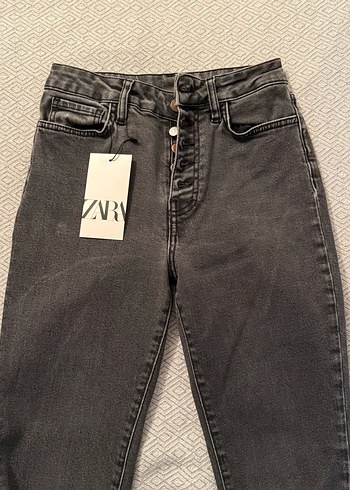 26 Beden Gri Kadın Denim Pantolon