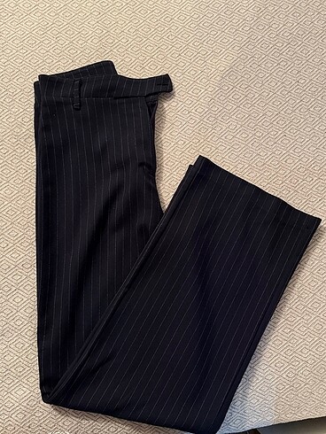 H&M Defacto S beden Çizgili Pantolon