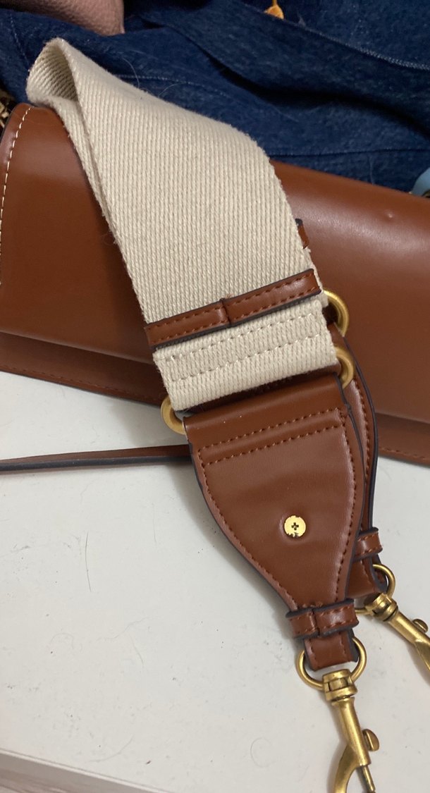 ZaraKahverengi Deri Kadın Çanta - Görsel 4