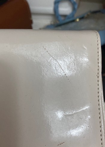 Ekru kadın el çantası - Görsel 3