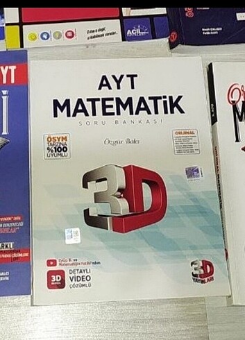 3d ayt matematik ve orijinal 