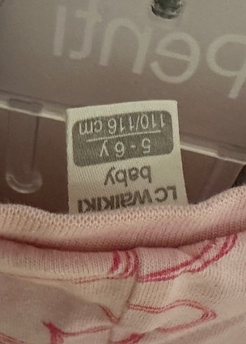 5 Yaş Beden pembe Renk Kız Çocuk Pembe Kalpli Fermuarlı uyku Tulumu