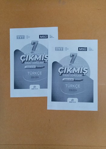 TYT Türkçe Çıkmış Sınav Soruları 2018 - 2024