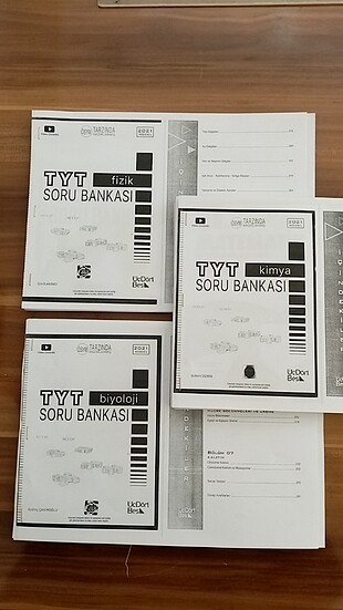 345 TYT FİZİK KİMYA BİYOLOJİ SORU BANKASI 2021