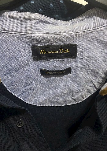 Massimo Dutti Lacivert Erkek Polo Tişört - Görsel 2
