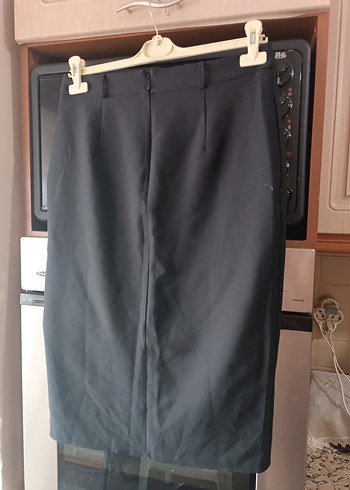 Siyah Midi Hamile Kalem Etek - Görsel 2