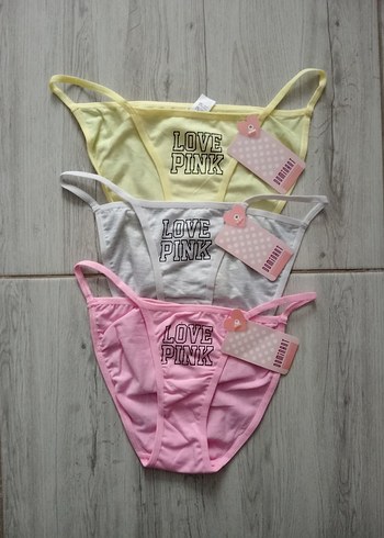 Love Pink Baskılı Kadın Külot Seti