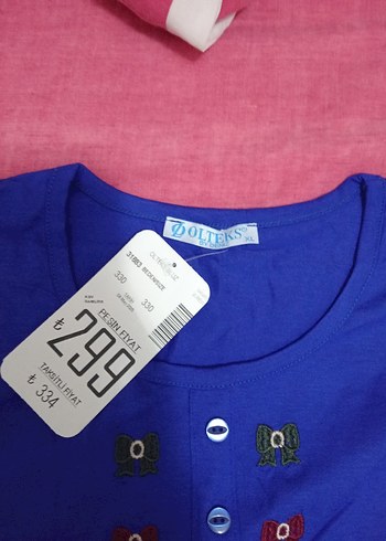 Renkli Nakışlı Kadın Uzun Kollu Bluz - Görsel 3