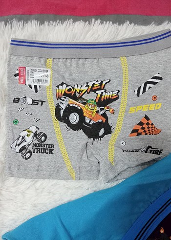 5 adet Renkli Baskılı Çocuk Boxer Seti - Görsel 3