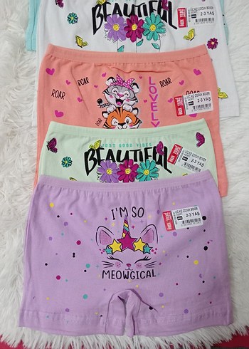 Renkli Baskılı Çocuk Külotları 5'li Set - Görsel 2