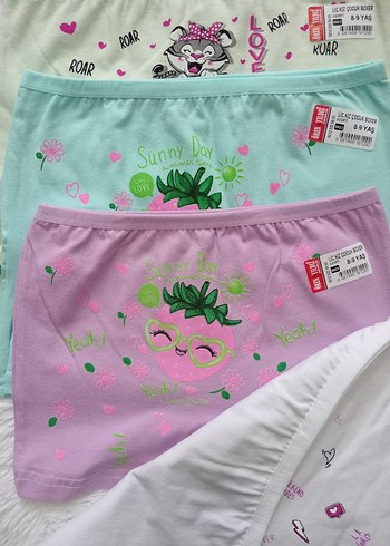 5 adet kız çocuk boxer #boxer - Görsel 2