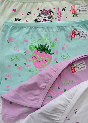 5 adet kız çocuk boxer #boxer - Görsel 3