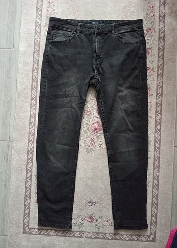 LC Waikiki Erkek Koyu Gri Slim Fit Denim Jean