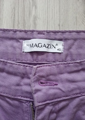 l Beden mor Renk my magazin lila pantolon