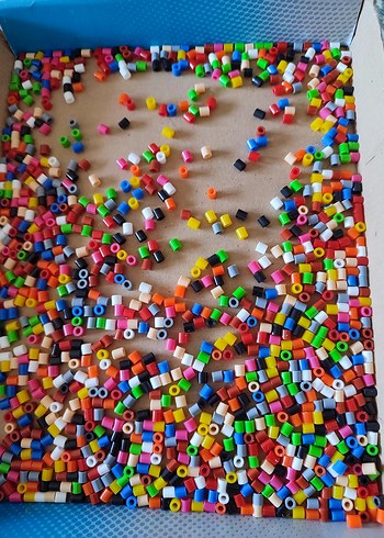 Beden Renk Renkli Lego Boncuk Seti, hama boncuk renkli