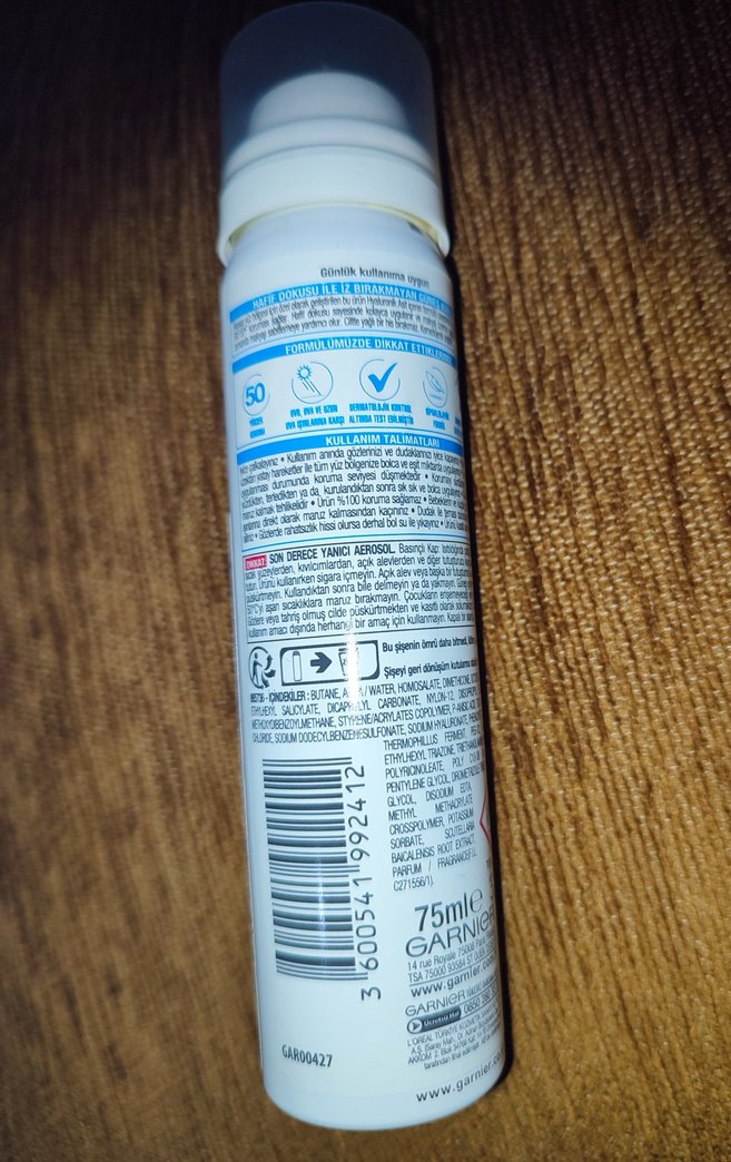 Garnier Ambre Solaire Makyaj Üstü Güneş Koruyucu SPF 50 - Görsel 2