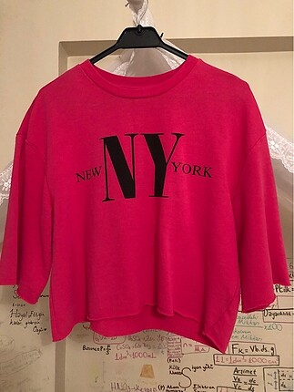 H&m pembe sweatshirt