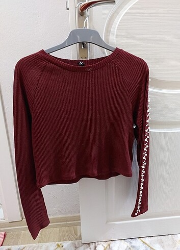 Bordo crop bluz