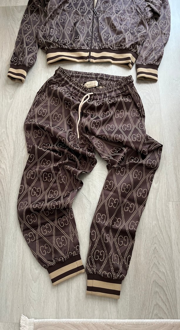 Kadın Kahverengi saten Eşofman Takımı - Görsel 5