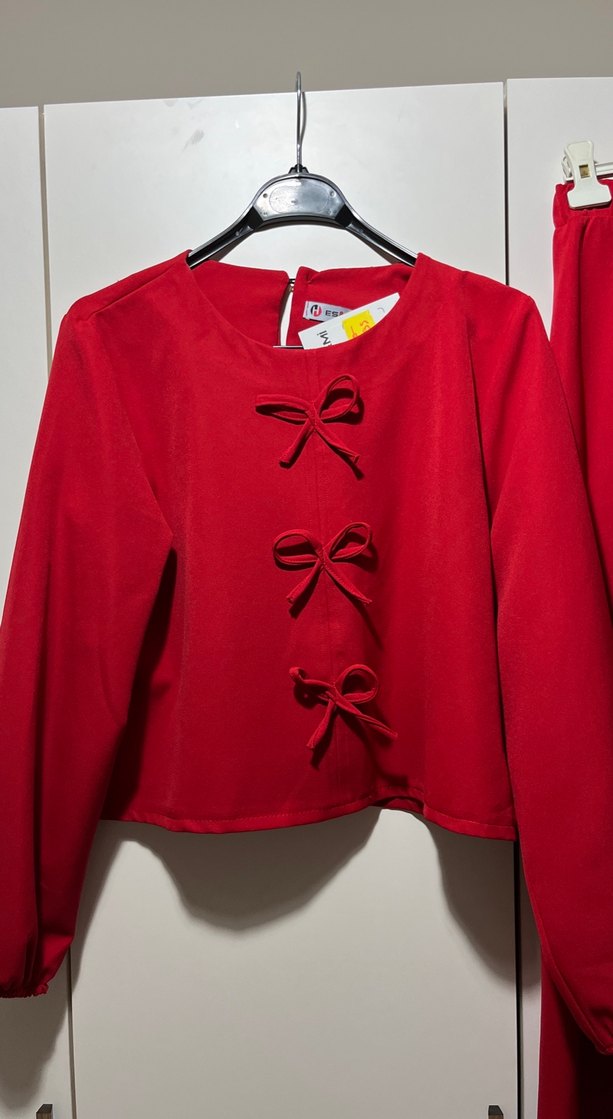 Kırmızı Kadın Takım - Görsel 3