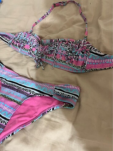15-16 Yaş Beden çeşitli Renk Bikini takımı