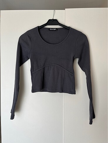 crop korseli bluz