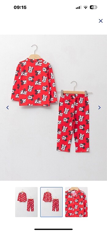 24-36 Ay Beden Minnie mause LCW pjama takımı