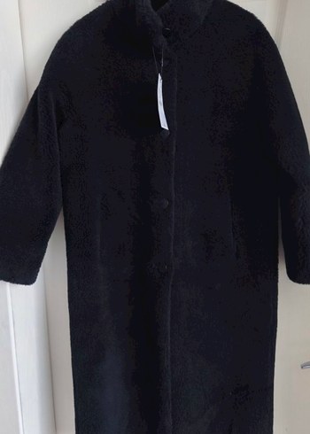 zara suni yünlü mont - Görsel 6