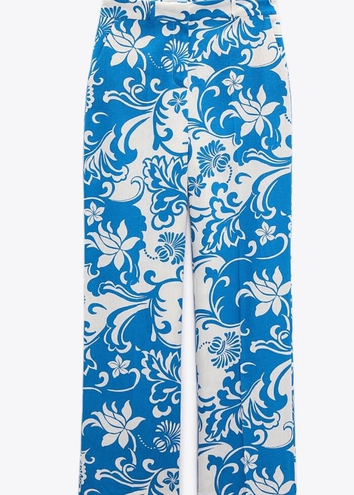 Zara keten karışımlı pantolon - Görsel 3